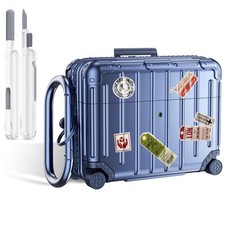 Compatible with Airpods Pro 3 Case 2025, Cute Fashion Suitcase Design for Air...