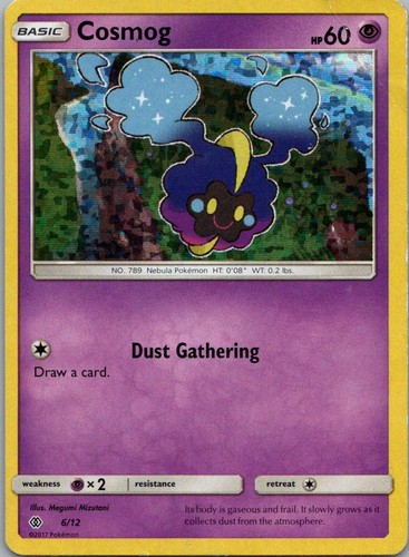 Pokemon TCG Cosmog 6/12 McDonalds Collection 2017 Holo LP