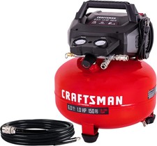 Craftsman 6 Gallon Portable Pancake Air Compressor Oil-free Max 150 Psi 1 Hp