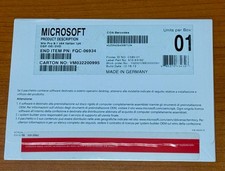 Microsoft Windows 8.1 Professional Pro 64Bit DVD Italiano sigillato NUOVO