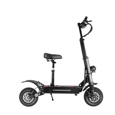11'' 60V 6000W Dual Motor Off-Road Electric Scooter 53MPH 75Mi Seated E-Scooter