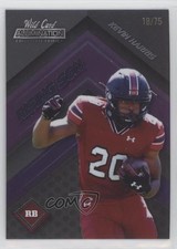 2021 Alumination NIL Collegiate Edition Rising Son Purple 18/75 Kevin Harris 9pa