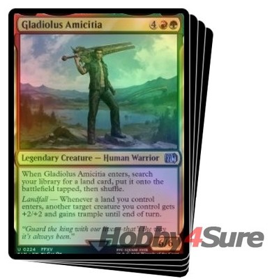 final fantasy mtg gladiolus Amicitia [FINAL FANTASY] search your library for a land card Final Fantasy Variants Foil: Gladiolus