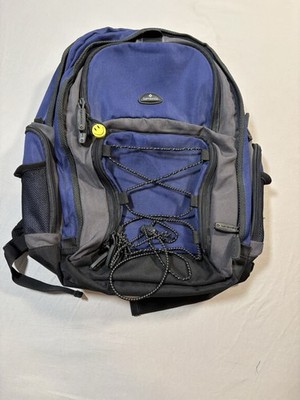 Samsonite Blue And Black Padded Laptop Backpack Rigid Back