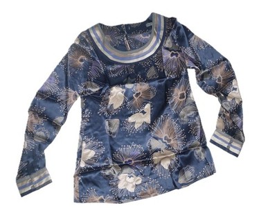 100% Silk Ex Store Blouse Top Size 6 NWOT