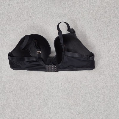 Savage X Women Bra 40DD Black T Shirt Underwired Adjustable Straps