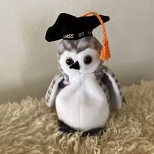 Ty Beanie Babies Wiser the Owl Class of 99 Graduation 1999 Plush Toy