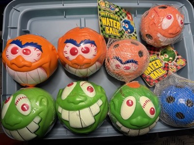 WILD & WACKY SQUIRT AND FOAM BALL LOT Made By JA-RU Like A MADBALL KO
