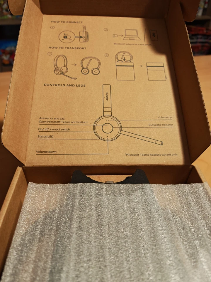 Headset Jabra Evolve 65 MS Mono Microsoft Optimiert Bluetooth Headset  - Bild 2 von 3