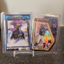 2025 Bowman Draft Jesus Made Prized Prospects Refractor Auto 69/99  & Base