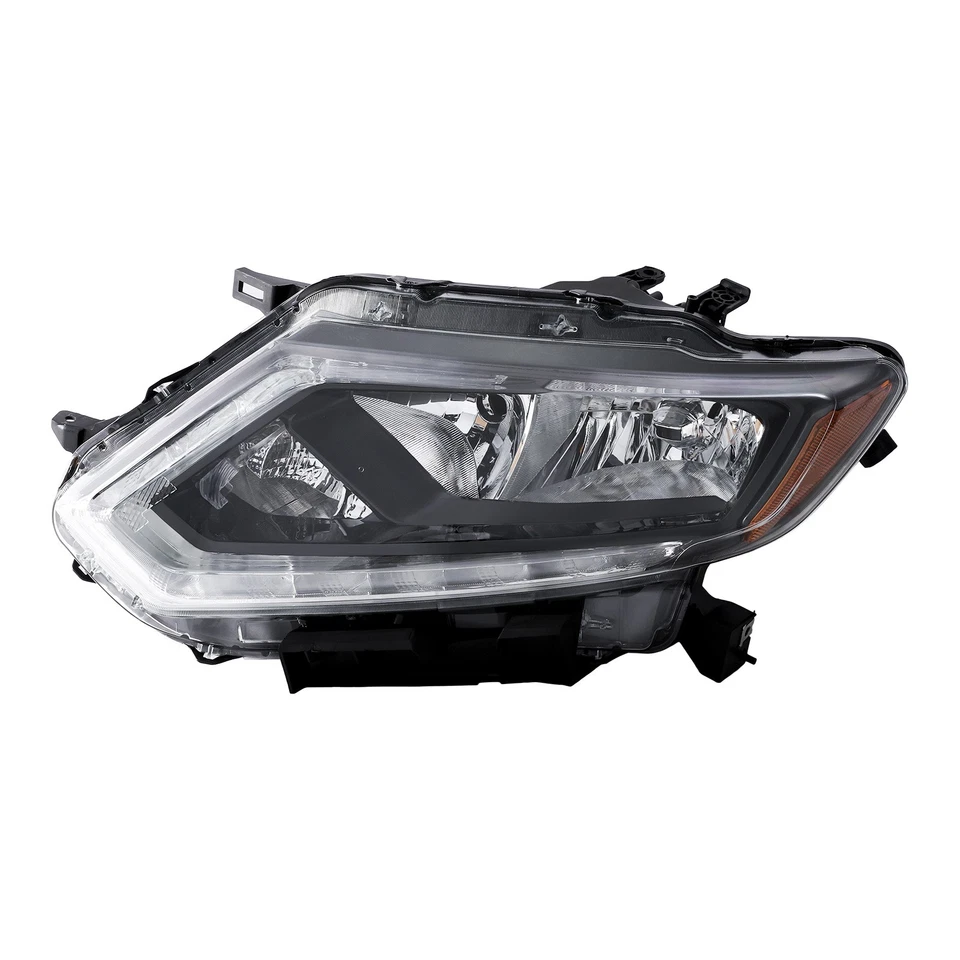 Faro faro con LED DRL sin bombillas para Nissan Rogue 2014-2016 diestro y diestro Foto 2 de 4