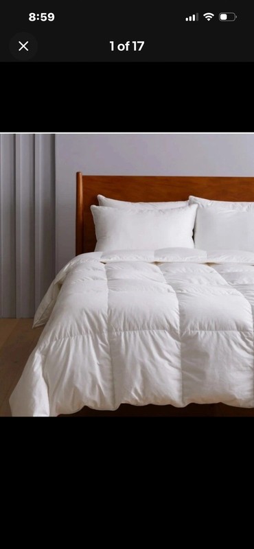 NWT QUINCE LUXE GOOSE DOWN COMFORTER TWIN INSERT ALL SEASON MSRP $200