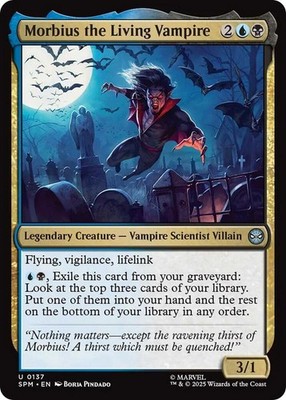 Morbius the Living Vampire Foil 137 SPM NM U