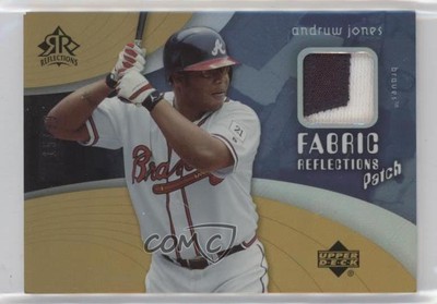 2005 Upper Deck Reflections Fabric /99 Andruw Jones #FRP-AJ Patch