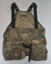 Gander Mountain Men's XL Turkey Hunting Vest Padded Camo Adjustable Straps