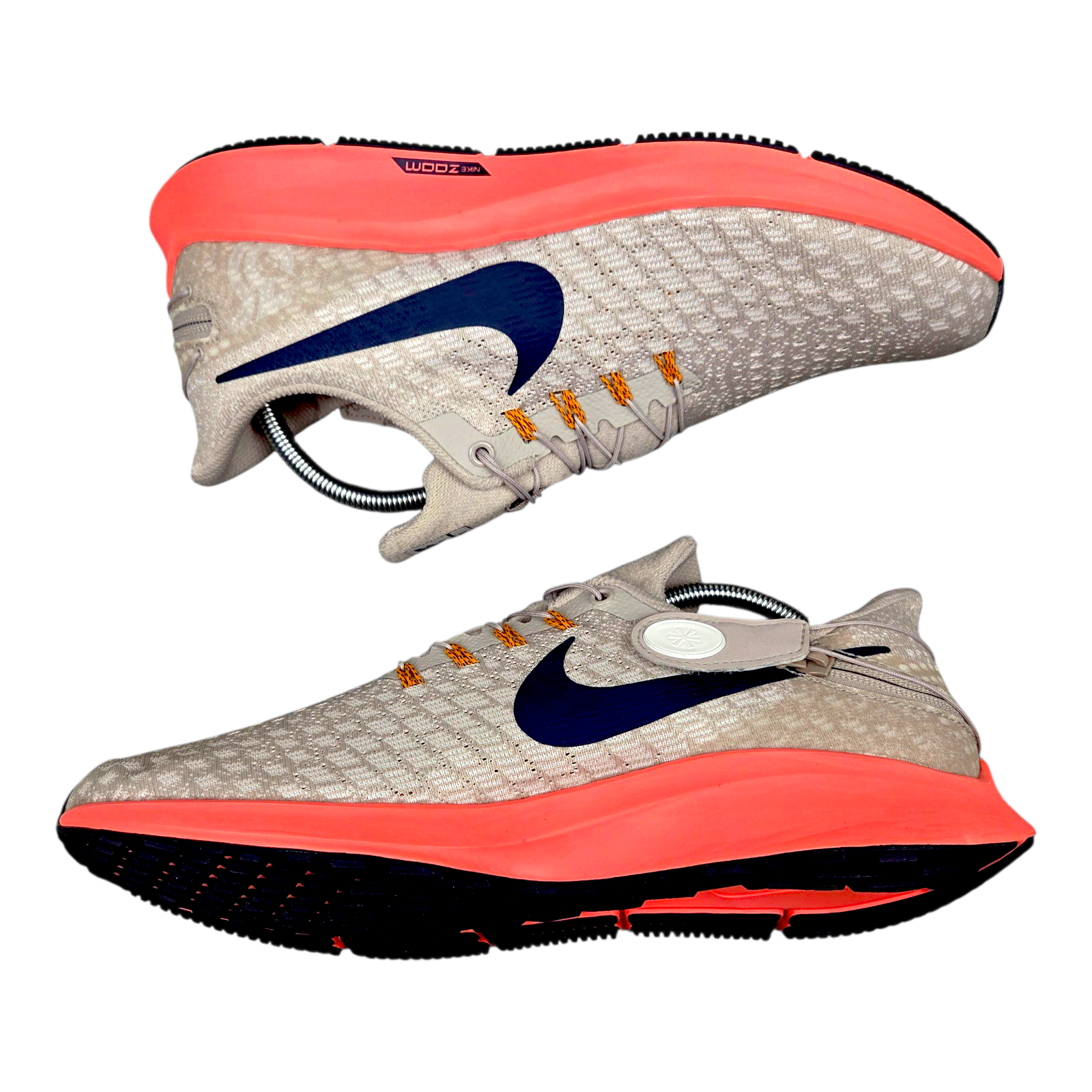 SAOLA Scarpa da corsa Nike Air Zoom Pegasus 35 FlyEase Moon Particle da uomo taglia 10 marrone