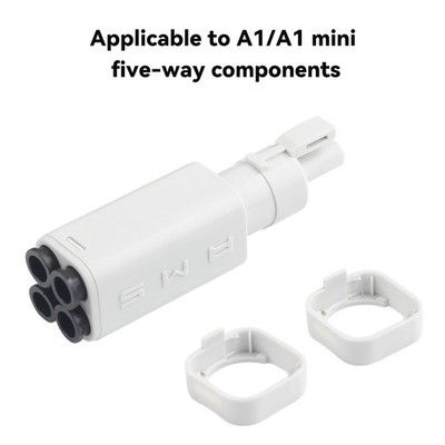 Für Bambu Lab A1/A1 Mini 3D-Drucker AMS Lite Filament Hub Fünf-Wege-Komponenten