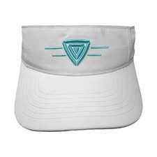 Signatures Sun Visor Hat White One Size Adjustable Lightweight Embroidered