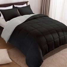 King Size Comforter Set - Fluffy King Bed Comforter Set for All Seasons - Rev...