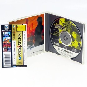Neon Genesis EVANGELION + SPINE Card Sega Saturn Japan Import SS NTSC-J Anime