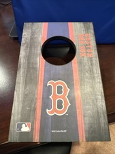 Boston Red Sox Bottle Cap Cornhole Board. MLB Baseball