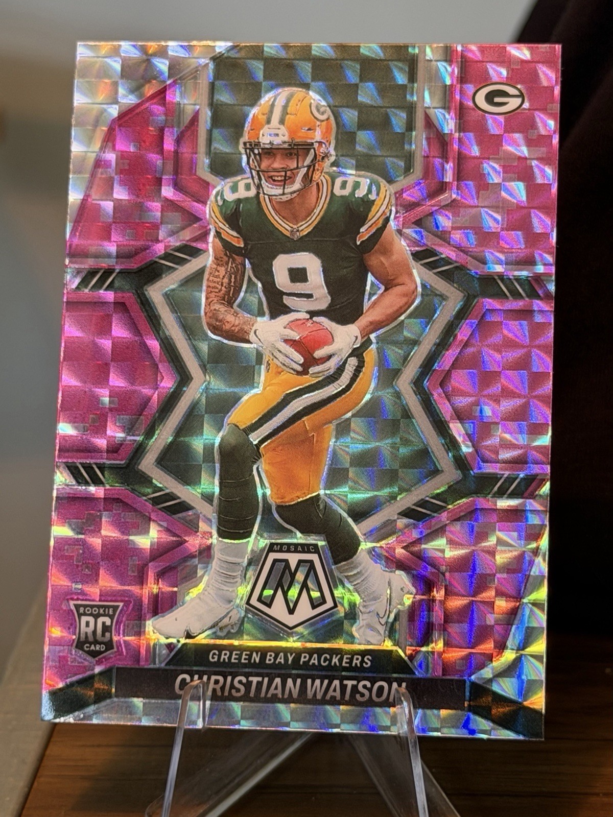 Christian Watson Panini Mosaic #327 Pink Camo