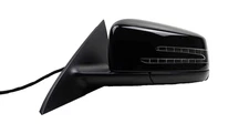 Mercedes E-Class W212 2009-2016 Left Passenger Wing Mirror Power Fold Black OEM