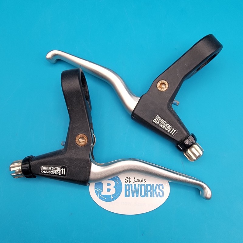 Vintage Dia-Compe Power Control 11 Cantilever Brake Lever Set   e4