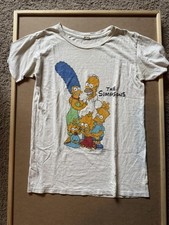 Vintage The Simpsons 1990 Single Stitch T Best Tag White Shirt USA Made One Size