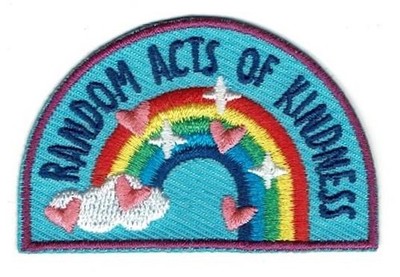 Girl Boy Cub RANDOM ACT OF KINDNESS Good Deed Fun Patches Badges SCOUT GUIDE