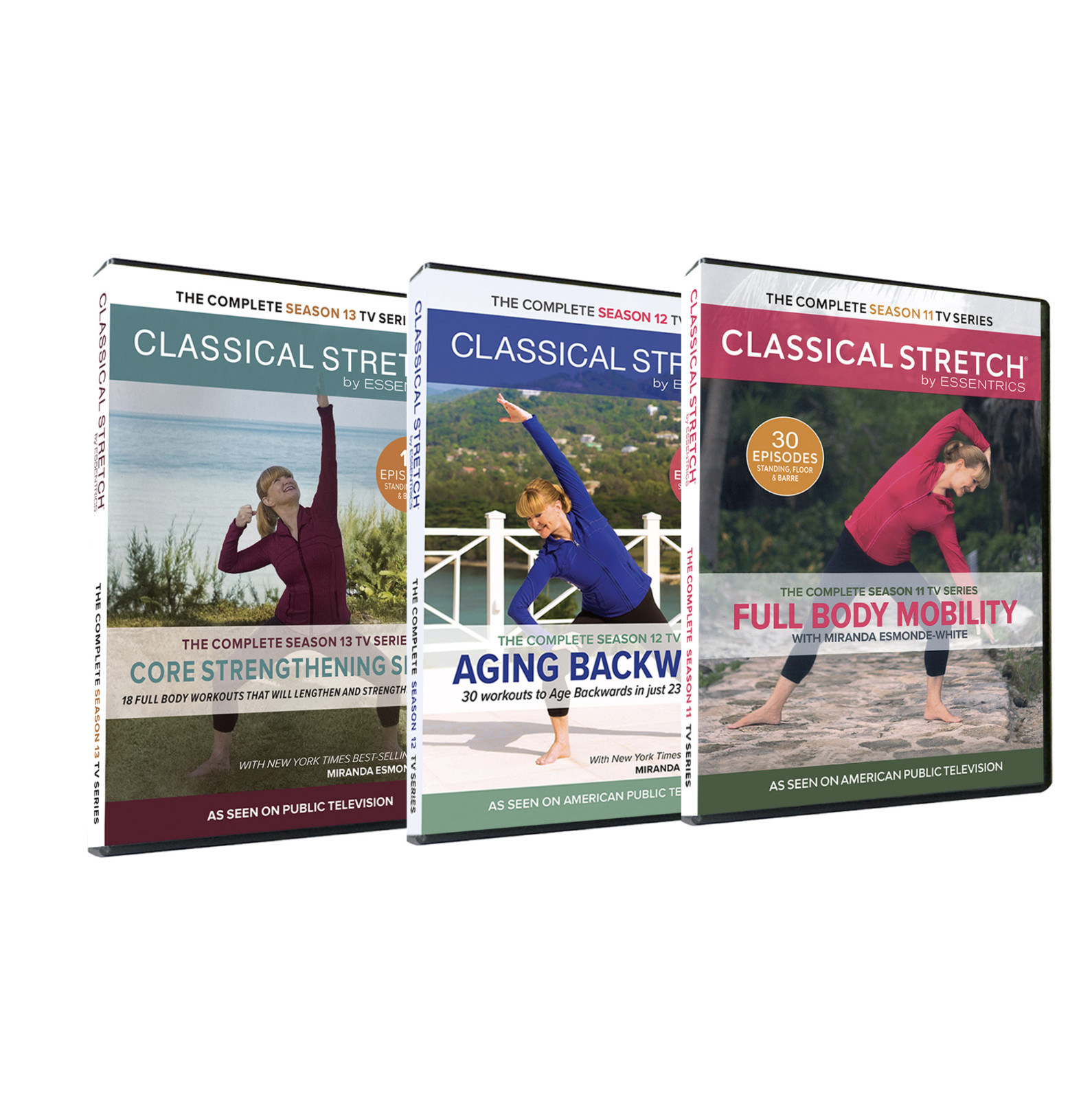 Classical Stretch by Essentrics: Season 11&12&13 DVD(11 Disc Full Body Mobility)