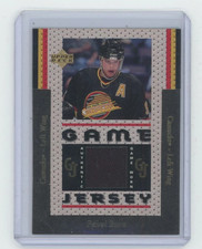 1996-97 Upper Deck Authentic Game Jersey Pavel Bure #GJ10 Vancouver Canucks