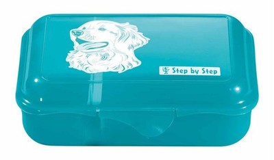 Step by Step Lunchbox Lunchbox Dog Basty grün weiß Neu