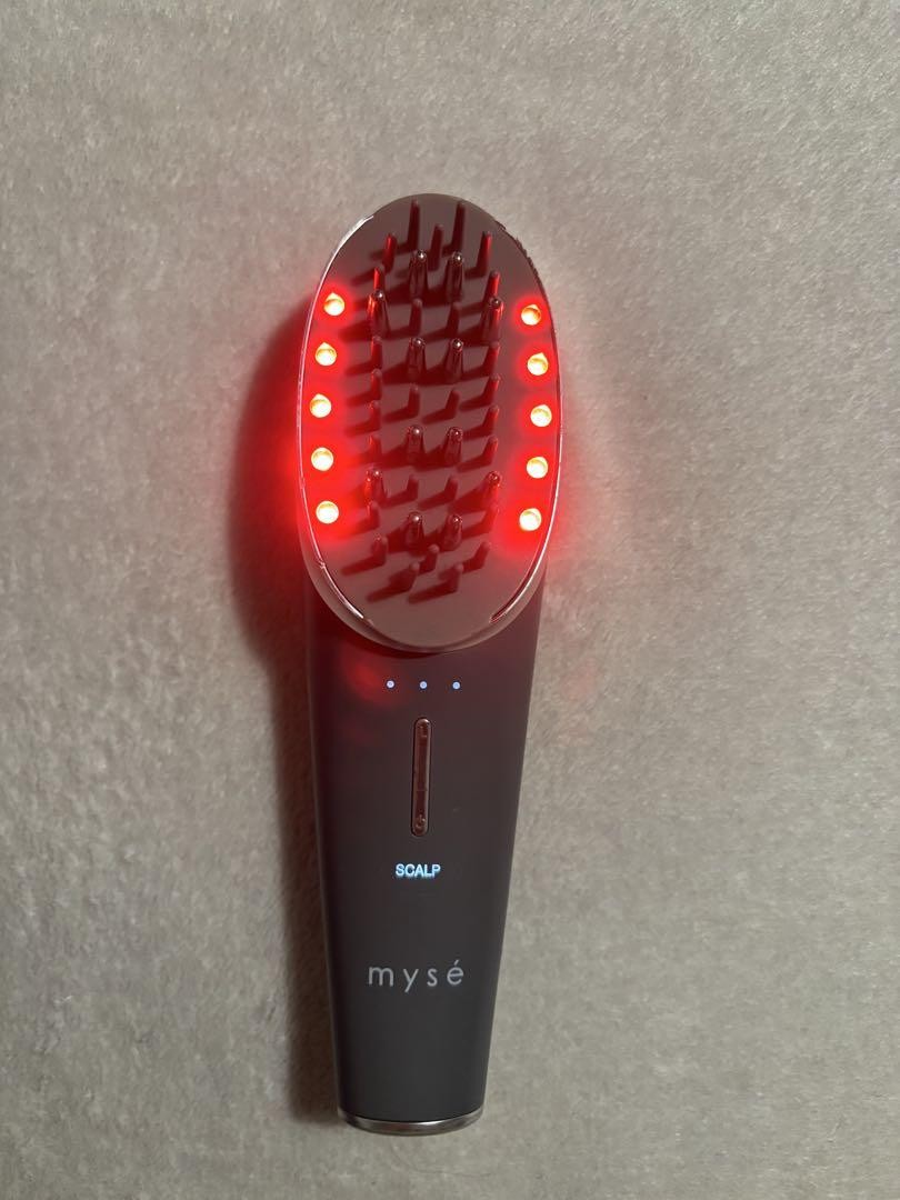 YA-MAN Myse Scalp Lift Active Plus Electric Brush Silver Tone Tested Collectible