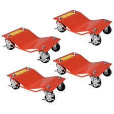 4X PKW Rangierhilfe je 680 kg Auto Rangierrol...