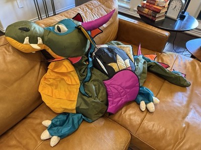 Manhattan Toy Nod The Dragon Ride-On Plush 55  Giant Dragon Stuffed Animal