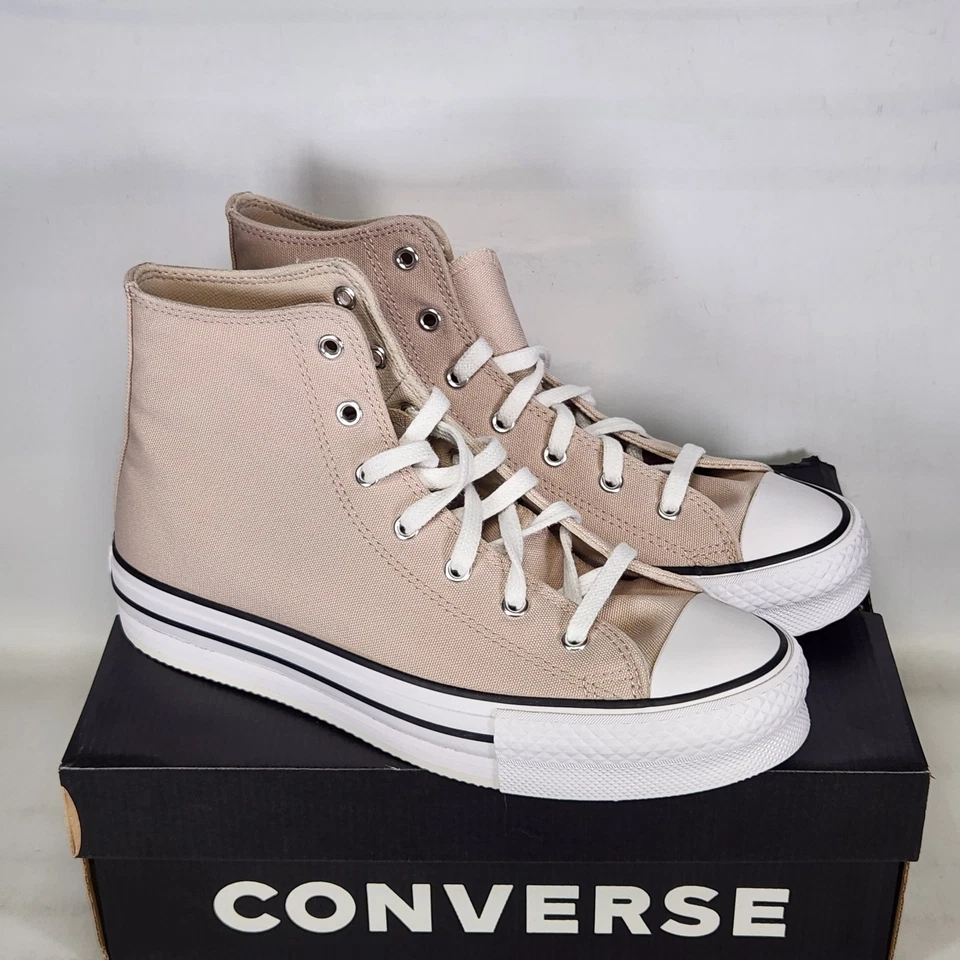 Tamanho 7 Big Kids - Converse Chuck Taylor All Star EVA Lift Hi - Argila quente bege - Imagem 2 de 4