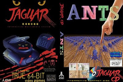 Atari Jaguar CD Ants, FULL Color, DVD/Blu-Ray case