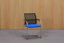 Freischwinger Büro Konferenzstuhl Sedus "open up 233" schwarz/blau, VERSANDFREI!