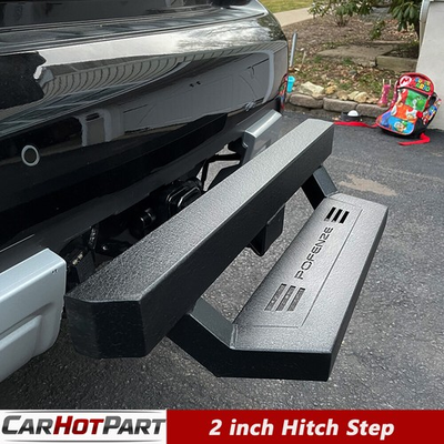 #ad 2quot; Receiver Trailer Towing Rear Hitch Step Bar Bumper Protection Guard Plate $85.72