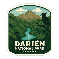 Darién Panama Iron On Heat Transfer Vinyl HTV Die-Cut World National Parks