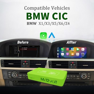 Mr12Volt BMW CIC E60 E90 F25 CarPlay AA Upgrade MOST BUS Wireless Apple CarPlay