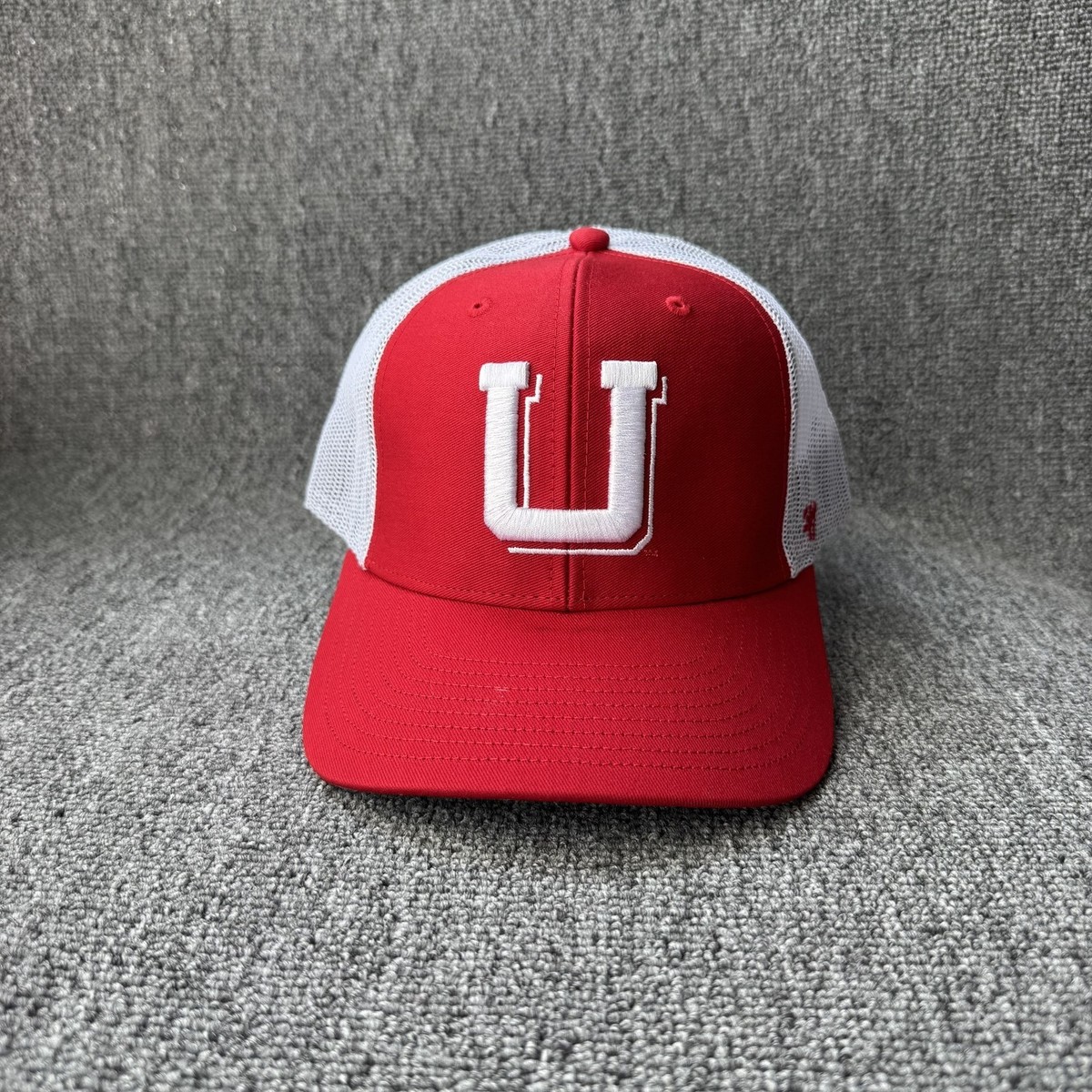 '47 Brand Utah Utes Trucker Snapback Red White One Size NCAA Hat