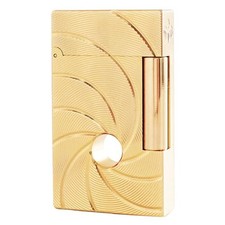 Classic 007 Style Brass Lighter with Crisp &ldquo;Ping&rdquo; Sound (Gold) Gold