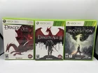Dragon Age Origins + II + Inquisition Bundle Xbox 360 All Complete CIB