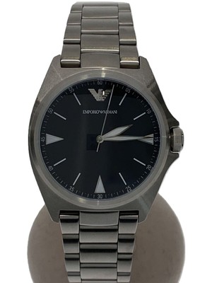 【稼動】 ★EMPORIO ARMANI★ 時計 EMPORIO ARMANI WOMENS WATCH BLACK BRACELET BLACK CRYSTAL