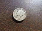 1925 Mercury Dime. VF+