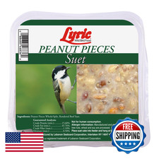 Lyric Peanut Pieces High Energy Suet Cakes For Wild Birds 12 Oz. 12 Pack 2546837