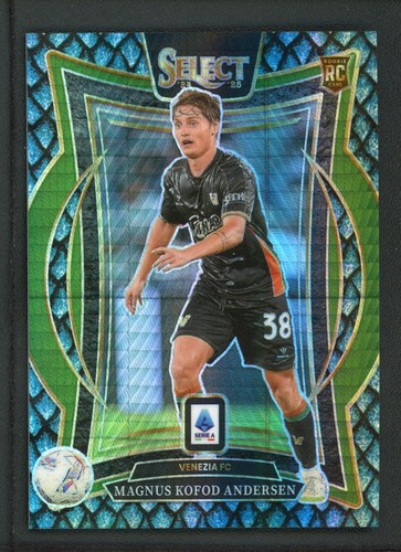 2024-25 MAGNUS KOFOD ANDERSEN 12/18 PANINI SELECT SERIE A TERRACE RC JADE DRAGON
