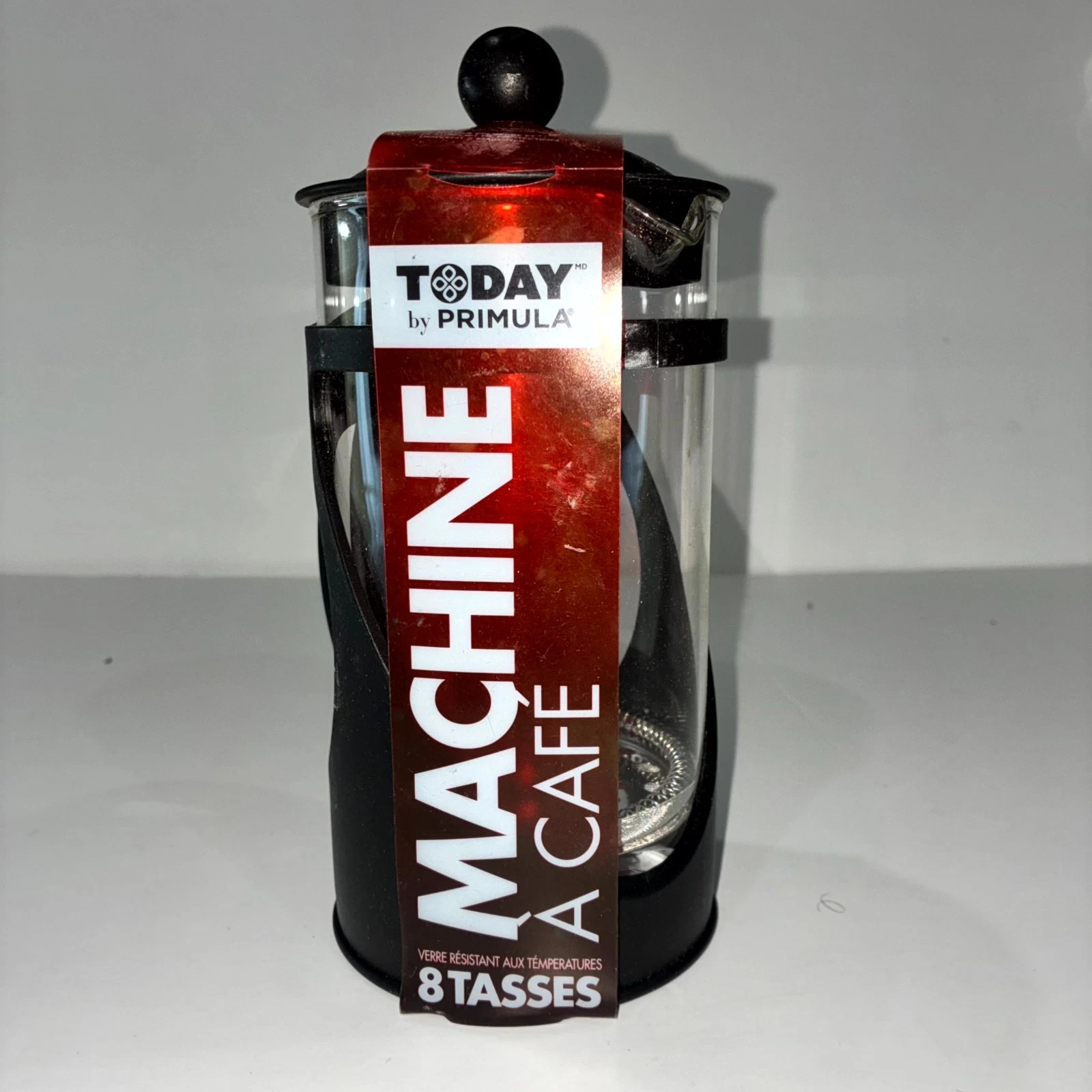 Today by Primula Pierre 8-Cup French Press Portable Coffee Maker Black TCP-2908